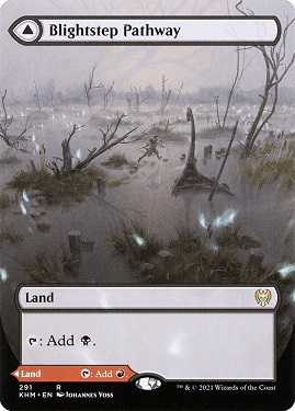 Blightstep Pathway // Searstep Pathway Kaldheim Alternate Art